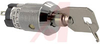 Switch, KEYLOCK, HIGHT SECURITY, ON-NONE-ON, 1 KEY REMOVABLE Position - 70192896 - Allied Electronics, Inc.