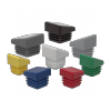 Square Tubing Plugs with Angled Top - SQ18MB - MOCAP LLC