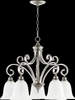 6354-5-64 Mid. Chandeliers-Glass Down - 304450 - Capital Lighting, Inc.