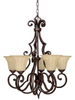 3725MBZ-268 Mid. Chandeliers-Glass Up - 340165 - Capital Lighting, Inc.