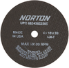 Norton B25N A Type 01/41 Small Diameter Cut-Off Wheel -- 66243522505 - Image