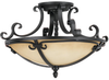 Light Indoor Semi-Flush Mount - SF229BK - Murray Feiss Lighting