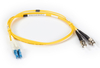 10m (32.8ft) LCST YL OS2 SM Fiber Patch Cable INDR Zip OFNR -- EFN310-010M-STLC - Image