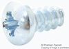 Pan Head Pozidriv Screw, Steel, N8-16; Thread Size Imperial Tr Fastenings -- 27AC4153