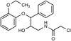 (2RS,3RS)-1-Chloroacetylamino-3-(2-ethoxyphenoxy)-2-hydrox.. -- 8235 - Image