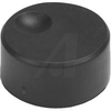 Knob, Control Style, 0.250 Inch Dia. Shaft, Metal Insert w/Set Screws, Black - 70216903 - Allied Electronics, Inc.
