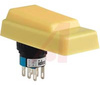 Switch,SAFETY,Pushbutton ASSEMBLY ENABLING,WITH YELLOW RUBBER COVER - 70172663 - Allied Electronics, Inc.
