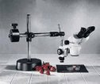 Cole-Parmer Binocular Stereozoom Microscope, 10x-40x, boom stand; 115V -- GO-48920-10 - Image