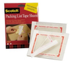 3M Scotch 8240P Clear on Orange Polypropylene Label Protective Pouch Tape Pad - 5 in Width - 6 in Height - 06954 - 051131-06954 - R. S. Hughes Company, Inc.