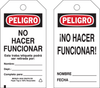 Brady B-853 Black / Red / White Cardstock Equipment Safety Tag - 3 in Width - 5 3/4 in Height - 65439 - 754473-65439 - R. S. Hughes Company, Inc.
