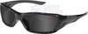 Crews ForceFlex Safety Glasses with Black Frame and Gray -- FF122