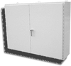 Powder Coated Steel NEMA 12 Wallmount Two Door Single Access -- E-424812TDW