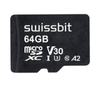 Industrial microSD Card, S-56u, 64 GB, 3D PSLC Flash, -25°C to +85°C -- SFSD064GN1AM1TB-E-IK-21P-STD - Image