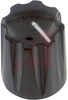 Knob; Phenolic; 17/32 in.; 1/4 in.; 5/8in.; 6-32 - 70097790 - Allied Electronics, Inc.