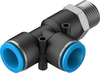 Push-in T-fitting - QSTL-1/2-16 - Festo Corporation