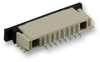 Ffc / Fpc Board Connector, Surface Mount, Receptacle, 8, Bottom, 0.5 Mm Rohs Compliant Amp - Te Connectivity - 78X5568 - Newark, An Avnet Company