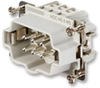 Rectangular Power Connector, Insert, He Series, Screw, Plug, 6, Pin Rohs Compliant Weidmuller - 50M6075 - Newark, An Avnet Company