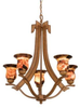 4345BG/PS14 Mid. Chandeliers-Glass Up - 696516 - Capital Lighting, Inc.