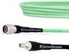 Low Loss Test N Male (Plug) to SMA Male (Plug) Cable LL335i Coax Up To 18 GHz, 1.35 VSWR in 48 Inch and RoHS - FMCA1271-48 - Fairview Microwave Inc.