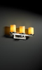 CNDL-8773-14-AMBR-NCKL Bathroom Fixtures-Three Lights - 497587 - Capital Lighting, Inc.