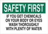 Chemical & Hazardous Materials Sign - 84476 - Brady Corporation