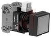 SSwitch;Pushbutton,22mm Plastic Square Black 2NO Contact Safe Screw Terminal - 70173700 - Allied Electronics, Inc.