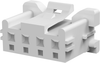 Plug Housing, 4Pos, Nylon, Natural; Product Range Amp Te Connectivity - 38AC2825 - Newark, An Avnet Company