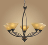 7647/5 Mid. Chandeliers-Glass Up - 499031 - Capital Lighting, Inc.