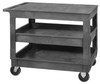 Quantum Plastic Utility Carts with Flat Top -- 53902 - Image