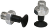 Flat suction cup (round), handling sensitive workpieces with uneven surfaces SGN 8 NBR-55 M5-AG - 10.01.01.00715 - Schmalz Inc.