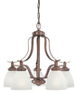 SL813523 Mid. Chandeliers-Glass Down - 431554 - Capital Lighting, Inc.