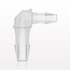 Elbow Connector, Barbed, Natural - 61614 - Qosina Corp.