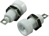 Banana Jack, 15A, Stud, White; Gender Abbatron Hh Smith - 82T5284 - Newark, An Avnet Company