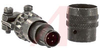 connector,metal circular,str plug w/cable clamp,size 8,3 #20 solder pin contact - 70143377 - Allied Electronics, Inc.