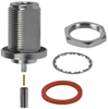 Rf/coaxial, N Bulkhead Jack, Straight, 50 Ohm Crimp; Connector Type Amphenol Rf - 99H5719 - Newark, An Avnet Company