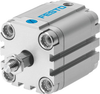 Compact air cylinder -- AEVULQ-100-10-A-P-A - Image