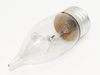 25 Watt, 120 Volt Clear Bent Tip Long Life Decorative Bulb -- 168195 - Image