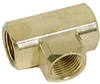 Extruded or Forged Tee Brass 1/2 in F -- VM-140858 - Image