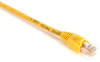 1FT Yellow CAT5e 350MHz Patch Cable UTP CM Snagless - EVNSL84-0001 - Black Box