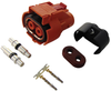 Power Connector, Plug, 2Pos, 11.1Mm; Product Range Amphenol Industrial - 01AC1741 - Newark, An Avnet Company