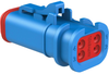 Automotive Housing, Plug, 4Pos, Blue Rohs Compliant Amphenol Sine/tuchel - 69AH6695 - Newark, An Avnet Company