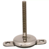 Metal Swivel Base Stud Mount Leveling Foot: Threaded Stud Mount, 7/8-9 Threads, 2.950 in Base Diameter - SX-90 - Reid Supply