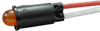 Panel Mount Indicator, Led, 6.35Mm, Amber, 2V; Led Color Vcc (Visual Communications Company) - 18M8148 - Newark, An Avnet Company