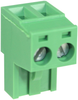 Pluggable Terminal Block, 2, 300 V, 15 A, 5 Mm, 24 Awg, 12 Awg Rohs Compliant Camdenboss - 55Y8499 - Newark, An Avnet Company