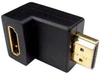 Male to Female HDMI Right Angle Adapter - 181243 - Computer Network Accessories, Inc.