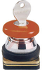 Pushbutton Operator, Non-Illum., Red Mush., Press to Lock/Key to Release, 30mm - 70156677 - Allied Electronics, Inc.