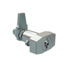 VISE ACTION® Compression Latch, Large Size, 3 mm Double Bitted Recess, Zinc Alloy, Chrome Plated, Bright - E3-32-31 - Southco