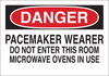 Brady B-302 Polyester Rectangle White Radiation Hazard Sign - 14 in Width x 10 in Height - Laminated - 88726 - 754476-88726 - R. S. Hughes Company, Inc.