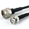 N Male to BNC Male Cable LMR-240 Coax in 72 Inch with Times Microwave Connectors - FMC0108240-72 - Fairview Microwave Inc.