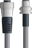 DN4110087S10 - LAPP UNITRONIC® DeviceNet Cordsets 15 & 18 AWG / 1 + 1 pair Bus - Gray PVC - 7/8 in Female / M12 Male Bulkhead connectors - 10m - OLFDN4110087S10 - Lapp Tannehill